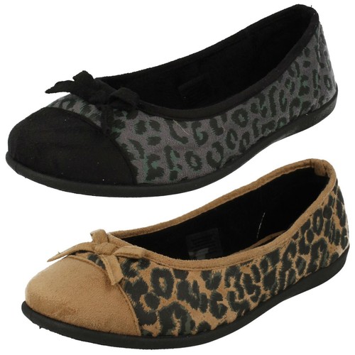 Ladies Padders Ballerina Style Printed Slippers 'Wild' - 第 1/19 張圖片