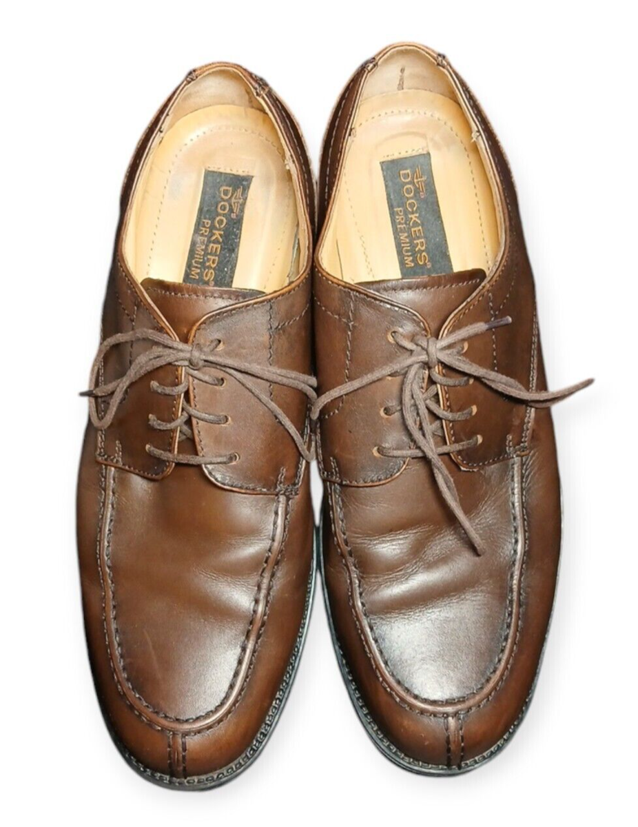 Dockers Classic Men\'s Brown Dress Shoes - Sz 8M Dockers Mens Bridgeport Polished Lace-Up Oxford Dress Shoe  main image 3