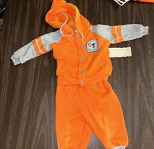Vintage Rare Retro Miami Dolphins Baby Sweatsuit 6 Months Set USA