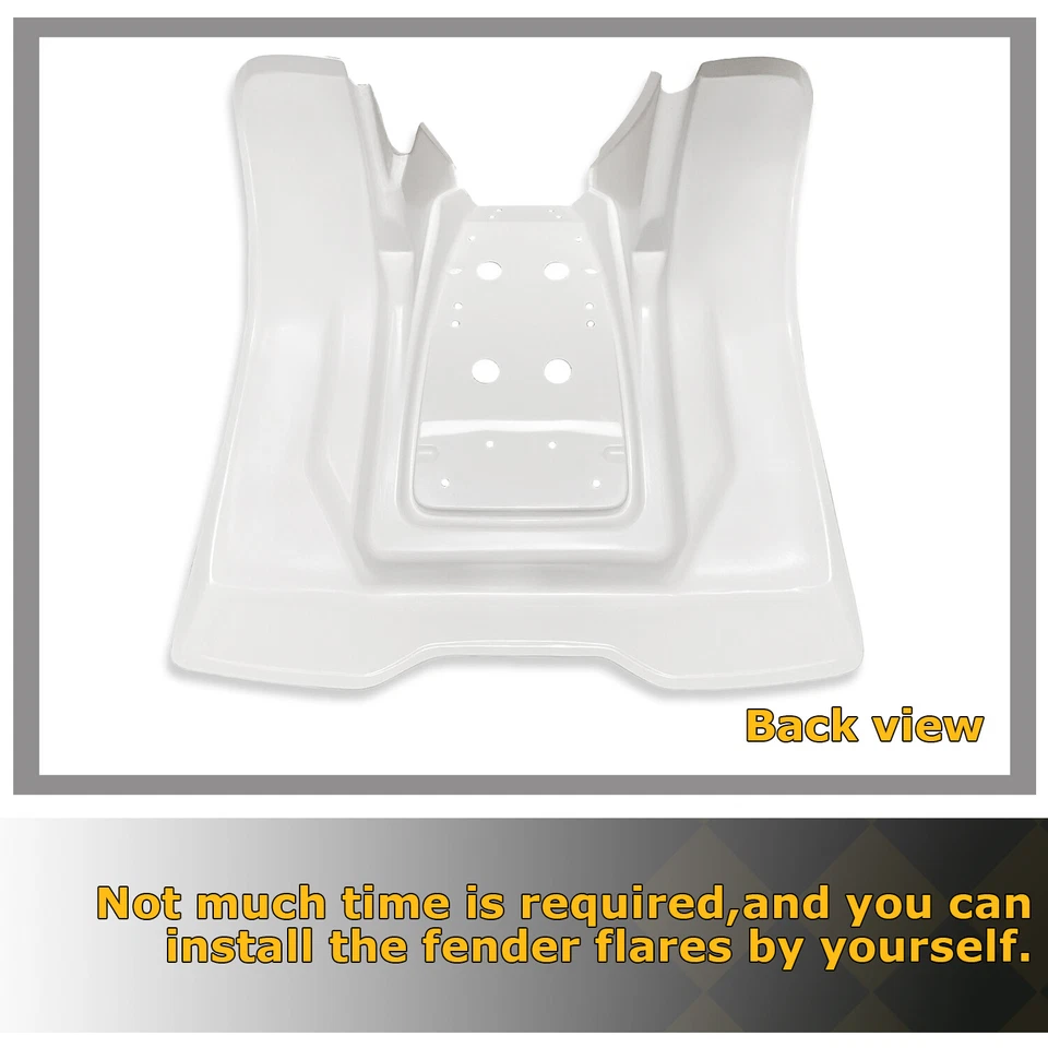 Protector de guardabarros trasero blanco ABS para Honda ATC200X ATC 200X 1983-1985 3 ruedas Foto 2 de 4