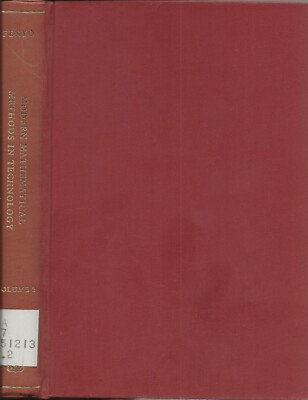 Modern Mathematical Methods in Technology, Volume 2 by S. Fenyo (1975 Elsevier)
