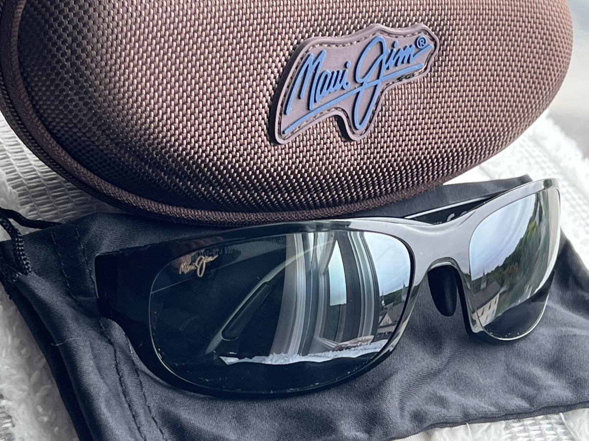 Maui Jim Twin Falls MJ 417 02 Black Frame + Grey Polarized