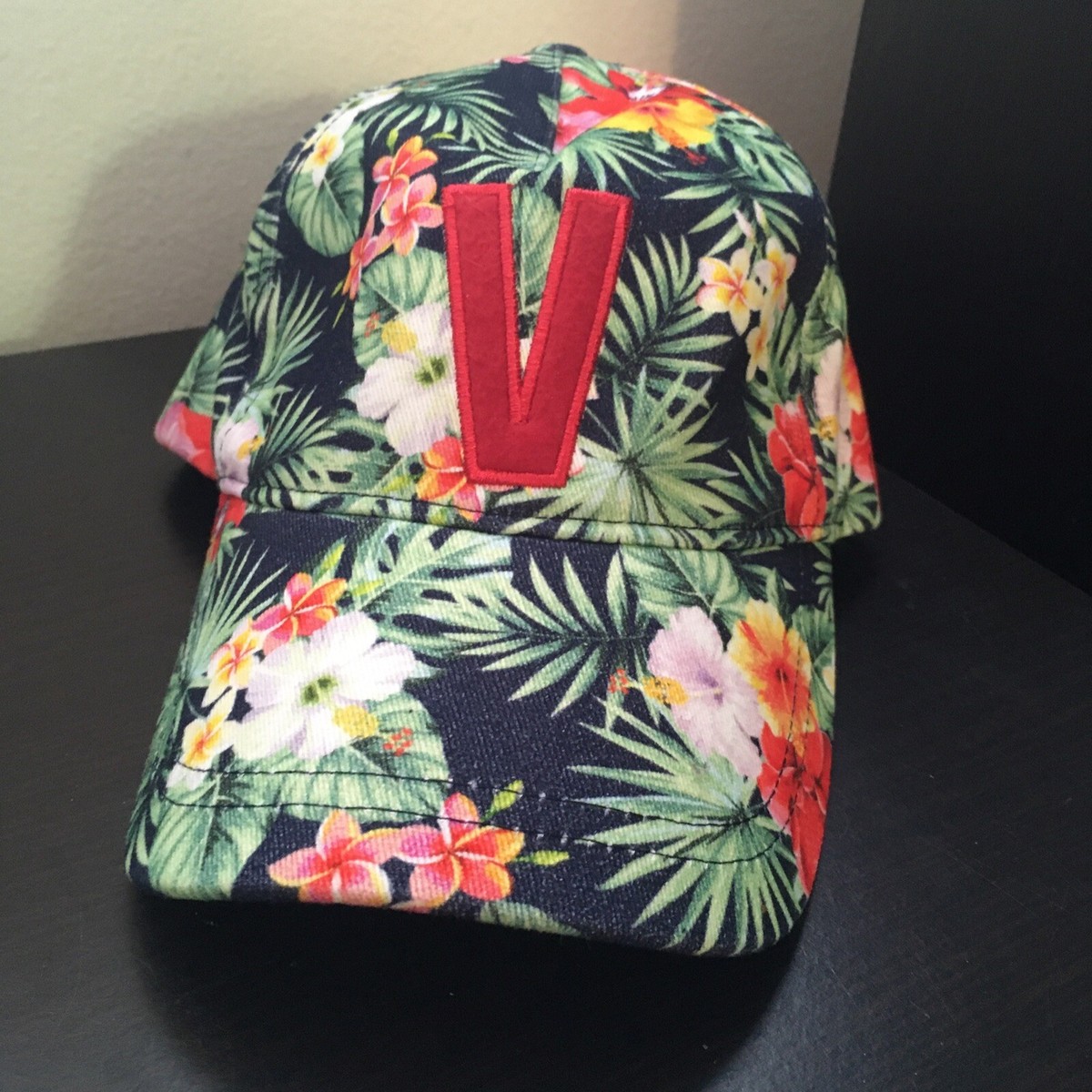 Vibrant Red and Green Floral Hat Buy More Flowers trucker hat - Steven Othello main image 2