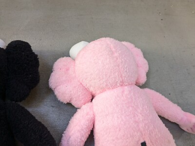 KAWS BFF Plush Pink Black 18