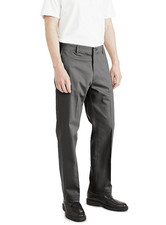 Dockers Men Stain Defender Classic Fit Khaki Pants Steelhead Size 34X32