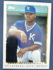 Topps 1995 Traded Rookie Jon Nunnally #15T Kansas City Royals MLB Card. rookie card picture