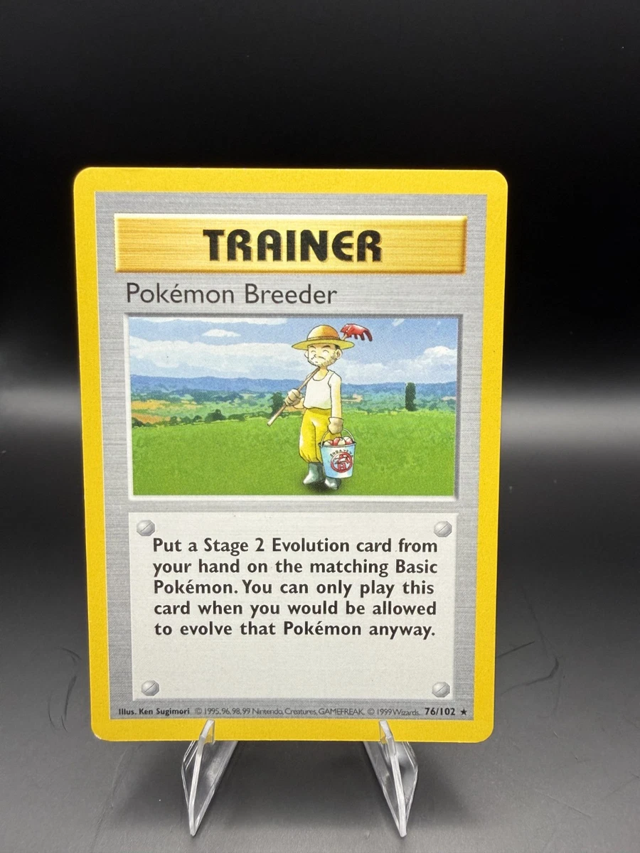 Pokémon TCG Rare Base Set Shadowless Individual Collectible Card