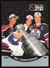 1990-91 Pro Set NHL Championship SCC Edmonton Oilers #704