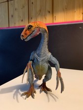 Schleich Red Blue Therizinosaurus Dinosaur Figure Claws D-73527 2013