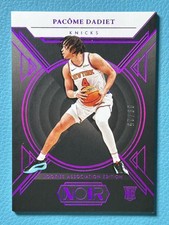 Pacome Dadiet 2024-25 Panini Noir 09/25 Purple Rookies Association Edition RC