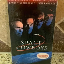 2002 Space Cowboys VHS movie Y2k Client Eastwood Tommy Lee Jones 
