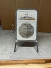 2012 $1 AMERICAN .999 SILVER EAGLE NGC MS69 CLASSIC BROWN LABEL