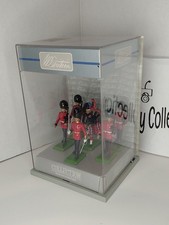 Vintage 1989 W Britain Scots Guards Metal Toy Soldiers Set of 6 Made in England