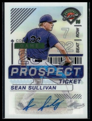 2024 Panini Prospect Edition #21 Sean Sullivan Signatures Holo