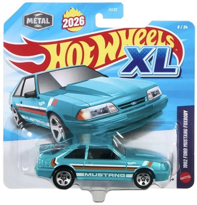#ad HOT WHEELS XL 1992 FORD MUSTANG FOXBODY 1:43 SCALE 2026 $14.99