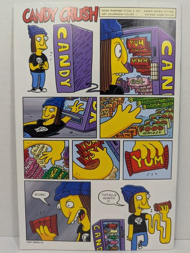 JIMBO JONES #1 - The Simpsons Bongo Comics w/ Sticker 2015 (Excellent Condition) - Picture 2 of 11