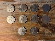 Ten 1965 Sir Winston Churchill Commemorative Crowns - QE II - for under £10!