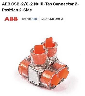 *MAKE AN OFFER* CSB 2/0-2 ABB Multi Tap Cable BRAND NEW 1 box/10 units