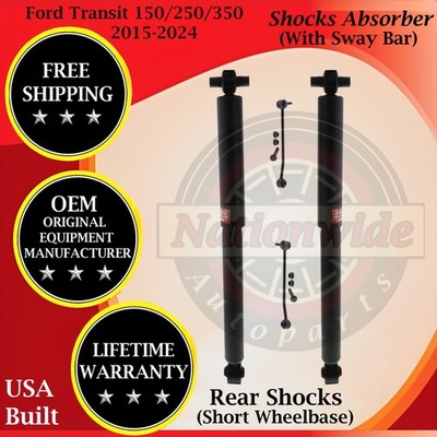 KYB OEM Rear Shocks W/ Sway Bar For 2015-2024 Ford Transit 150/250/350 HD