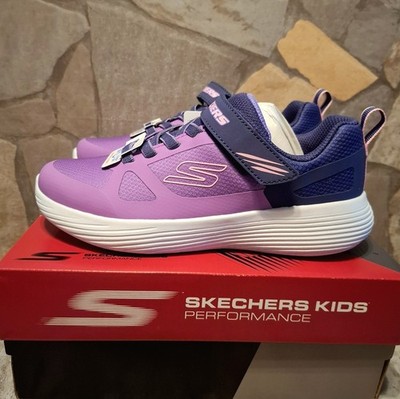 Skechers Go Run 400 V2 Youth SIZE 3 Shoes Purple Trace Track 303852L/PRBL