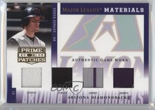 2005 Donruss Prime Patches Major League Materials Quad Swatch Steve Finley 0b5