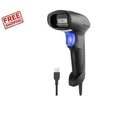 Professional USB 1D Barcode Scanner - Durable CCD Reader for Fast Accurate Scans