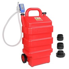 16 Gallon Portable Fuel Caddy Tank 2.8GPM Automatic Pump for Gasoline Diesel DEF