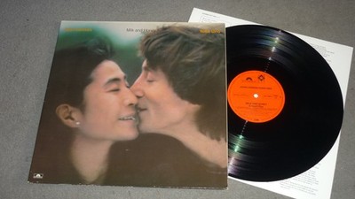 John Lennon Yoko Ono - Milk and Honey - Polydor 817160-1 Germany 1984 FOC - VG+