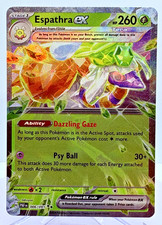 Pokemon TCG - ESPATHRA EX 6/91 - Paldean Fates - NEAR MINT