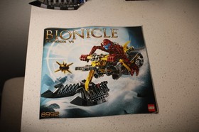 LEGO Bionicle 8992 Cendox V1 &ndash; Incomplete, Missing Steering Piece, Box & Manual