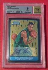 2006-07 Bowman Chrome Rajon Rondo BGS 9 Boston Celtics Auto 10