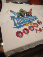 Vintage 1980s Thunderbirds Are Go! T Shirt Cartoon Animation Puppets Team...