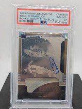 2023-24 One and One Brice Sensabaugh /49 RPA Psa 8.5 Rookie Auto Jazz 