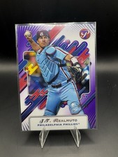 2025 Topps Pristine J T Realmuto #112 Phillies Purple Refractor /99
