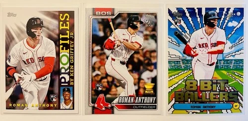 2026 Topps Series 1 Celebration - Roman Anthony Rookie Card Lot Boston Red Sox