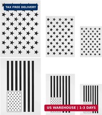 Star Stencil 50 Stars American Flag Template and 2 in 1 USA Flag Stencil for Pai