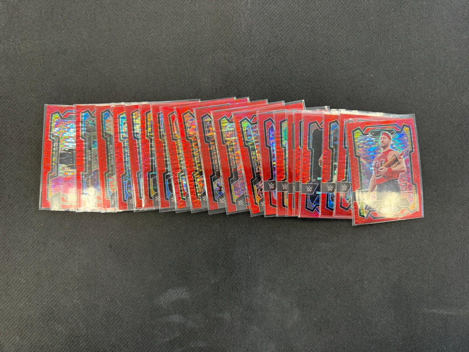 2024 Panini Prizm WWE - Honky Tonk Man #60 Red Pulsar Prizm /399