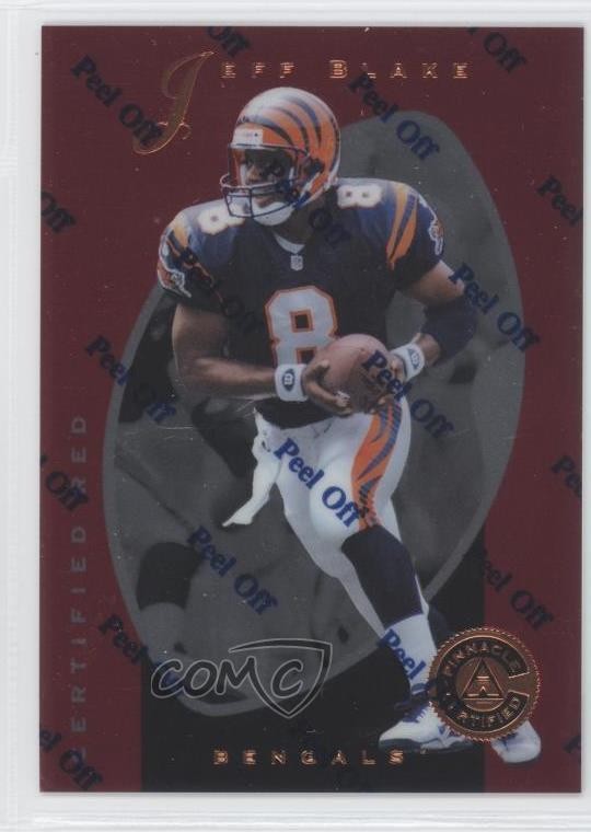 1997 Pinnacle Certified Certified Red Jeff Blake #41 0o9