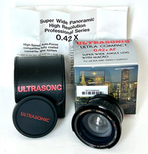 UNUSED VTG ULTRASONIC ULTRA COMPACT 0.42xAF SUPER WIDE ANGLE LENS w/MACRO -JAPAN