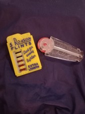 Ronson and Zippo Flint Containers Lot of 2