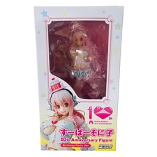 Super Sonico 10th Anniversary 1/7 Figure Birt...