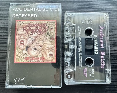 ACCIDENTAL SUICIDE - DECEASED (1992) CASSETTE EX+ CONDITION! RARE!!!