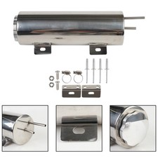 32oz 3 X 9 Polished Stainless Steel Radiator Coolant Over Flow Puke Tank Can 32oz 3 X 9 Polished Stainless Steel Radiator Coolant Over Flow Puke Tank Can