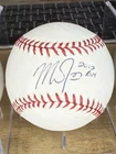 Mike Trout Los Angeles Angels Signed Baseball with 2012 ROY Inscribed - PSA COA