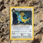 PSA 5 2000 Pokemon TCG Team Rocket Dark Dragonite Holo 1st Ed 5/82 ENG