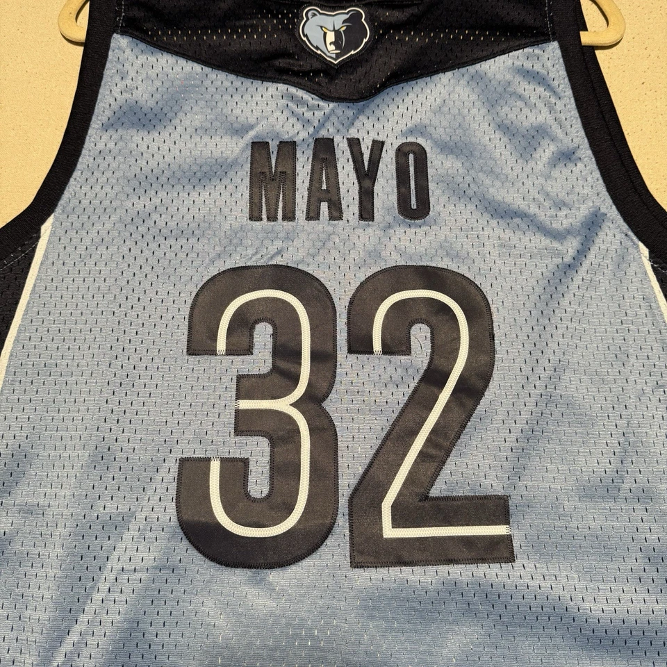 Adidas NBA Memphis Grizzlies #32 OJ Mayo Basketball Jersey Mens Sz L +2 Swingman - Image 4 of 4