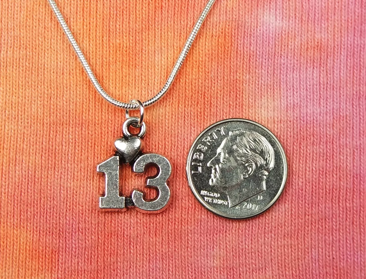 13 necklace sale charm