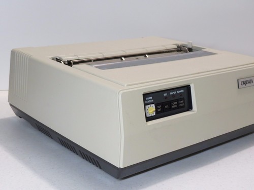 Vintage Okidata Microline 82A Dot Matrix Printer with Cable, User's Manual - Picture 9 of 12