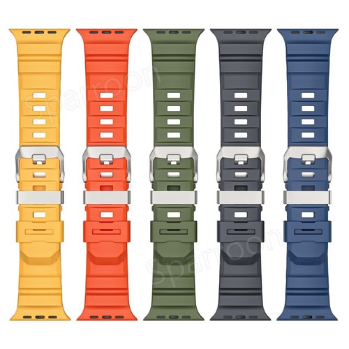 Durable Trail Loop Rugged Silicone Strap for Apple Watch Ultra 2 Band 45/46/49mm - Zdjęcie 4 z 73