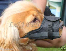 Nylon Adjustable Pets Mouth Set Muzzle for Dog Set Stop Chewing Bark Bite